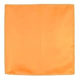 Forzieri Orange Silk Pocket Square
