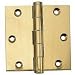 Brass Accents H07-H8830 Satin Nickel Button Tip Hinge-4