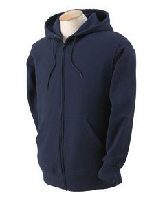 Fruit of the Loom 16230R Best 50/50 Full-Zip Hood - J Navy - M