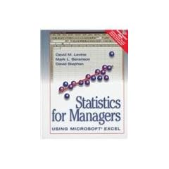 Statistics for Managers Using Microsoft Excel