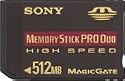 SONY メモリースティックPROデュオ(Hi-Speed)512MB [MSX-M512GNU]