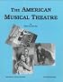 The American Musical Theatre: A Complete Musical Theatre Course