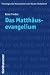 Books : Das Matthäusevangelium (ThK NT 1)