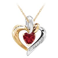 heart necklace pendant,diamond necklace pendant,garnet necklace pendant