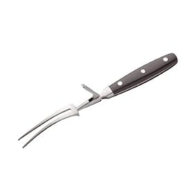 Master Class Deluxe Traditional Carving Fork with Retractable Safety Guard