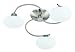 Trio Halogen Deckenleuchte Nickel matt Glas opal matt � 35 cm