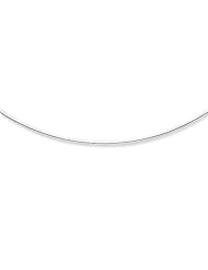 Sterling Silver 18Inch Solid Polished Neckwire Necklace