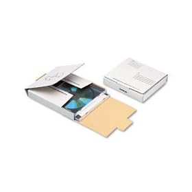 Quality Park 64105 - Corrugated CD/DVD Mailer, 5 3/4 x 5 3/4, White, Recycled-QUA64105