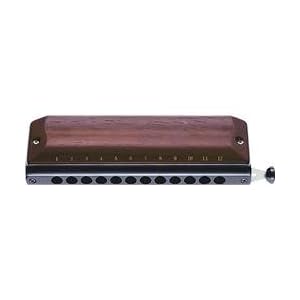 Suzuki Gregoire Maret Signature Chromatic Harmonica Rosewood Covers,Suzuki,G-48W,H72568