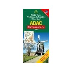 ADAC RadTourenKarte 21 Niederrhein, Westliches Ruhrgebiet, D�sseldorf: Mit Ortsverzeichnis. Freizeitf�hrer mit Bahn & Bike-Infos
