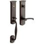 Baldwin 85340.412.LENT Tahoe Emergency Exit Left Hand Handleset with Tahoe Lever, Distressed Venetian Bronze