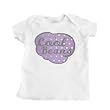 Cool Beans Design Girl's Infant T-Shirt (White) - 18 Months