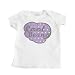 Cool Beans Design Girl's Infant T-Shirt (White) - 18 Months