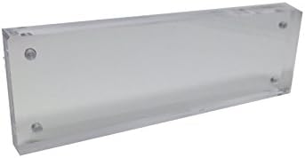 Acrylic 2 X 6 Inch Photo Booth Desktop Picture Frame - Magnetic Standalone 16mm (5)