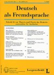Produkt-Bild: Deutsch als Fremdsprache