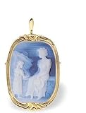 Victorian Pin/pendant - 1 1/2 x 1 1/4