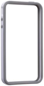 Design bumper for iphone4 (at&amp;t) white with metal buttons