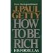 How to Be Rich