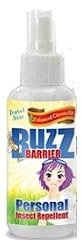 All Natural BuzzEnder Insect Repellent Spray (4oz) - With Enhanced Citronella - Keeps Mosquitos, Biting Flies and Midges Away Safely and Effectively!