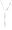 10k White Gold Leaf Design Diamond Y-Necklace (1/6 cttw, I-J Color, I2-I3 Clarity)
