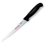 R H Forschner 7-Inch Fillet Knife, Small Black Poly Handle
