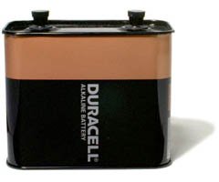 Duracell - Duracell Alkaline Lantern Batteries 6-Volt Screw-Top Alkaline Lantern Battery: 243-Mn918 - 6-volt screw-top alkaline lantern battery