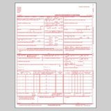 Cms Health Insurance Form 1500 Claim, 8-1/2 X 11, 250/Pack, Loose Forms