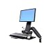 Ergotron StyleView HD Combo - Mounting kit ( wall bracket, support arm, mount, wrist rest ) for LCD display / keyboard / mouse / bar code scanner - plastic, aluminum, steel - black - screen size: 24