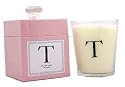 Archipelago Monograms Soy Candles T - Tea Rose & Pear Soy Candle