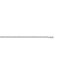 14K White Gold Rope Chain (1.5mm)