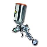 Gravity Feed HVLP Spray Gun w/ 1 L Alum Cup - 1.5mm