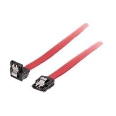 Equip Flachkabel, SATA, gewinkelt mit Clip, 1m