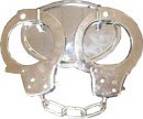 Mens Working Handcuff Metal Belt Buckle with Key