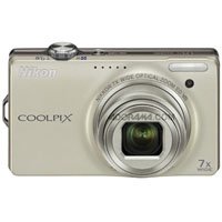 Nikon Coolpix S6000 14 2 MP Digital Camera with 7x Optical Vibration Reduction VR Zoom and 2 7-Inch LCD Silver 