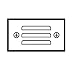 Focus Industries FA-50-3LC-BLT Face Plate Step Light