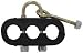 Tectran Mfg. 940001 3-Hole Beefy Clamp with 1 U-Bolt & 1 Eye-Bolt (1 Each)