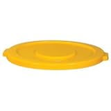 Brute Container Lid, 32 Gallon Capacity, Yellow (RUB122L) Category: Trash Can Lids
