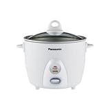 New Panasonic Rice Cooker/Steamer 10C See-Through Glass Lid Keep Warm Function 11 Cups Cooked Rice