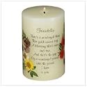 Scented Candle Friendship with Dried Flowers