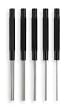 Westward 2YNE7 Drive Pin Punch Set, 5 Pc, 8 In L