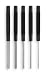 Westward 2YNE7 Drive Pin Punch Set, 5 Pc, 8 In L