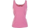 Petite Bay Studio Solid Wide Strap Shelf Bra Tank