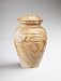 The Bendemeer Cremation Urn, A Teak Wood Grain Polished Marble Cremation Urn, 3\