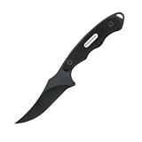 Skinner, Black Blade, Plain, Sheath