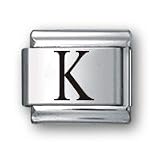 Body Candy Italian Charms Laser KAPPA Greek Letter UPPER CASE