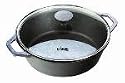Lodge Logic Dutch Oven with Loop Handles, 5 qt, 10-1/4 in dia, 4 in Deep
