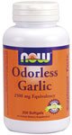 rless Garlic by NOW Foods - Herbs (50 mg - 250 Softgels)