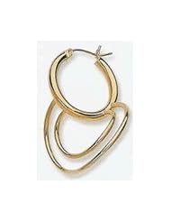14k Fancy Tube Multiple Hoop Earrings