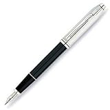 Cross Townsend Tuxedo/Silver Plated Fountain Pen fine