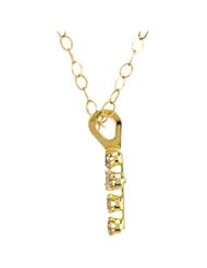 Genuine IceCarats Designer Jewelry Gift 14K Yellow Gold Youth Cz Cross Nck W/15" Ch. Pair Children&apos;s Cz Cross Necklace W/ 15" Chain Youth Cz Cross Nck W/15" Ch In 14K Yellow Gold